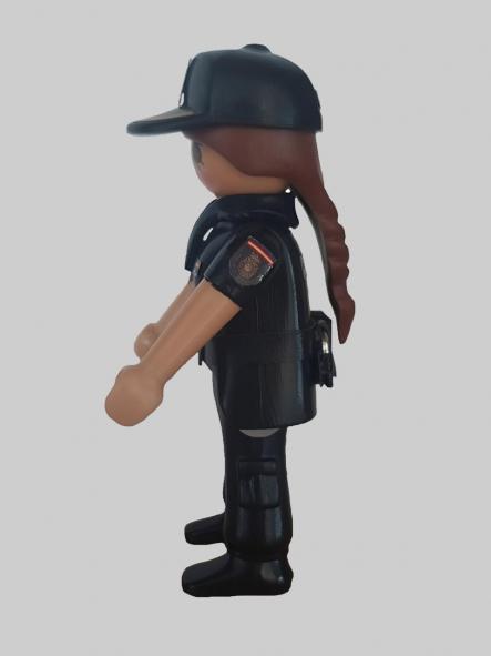 Playmobil personalizado con uniforme de la Policía Nacional seguridad ciudadana mujer [0]