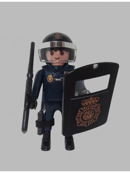 Playmobil personalizado uniforme UIP antidisturbios unidad de intervención Policía nacional CNP hombre 