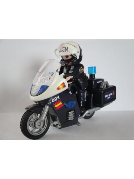 Playmobil personalizado Policía Nacional CNP Grupo de Motos patrulla seguridad ciudadana elige hombre o mujer [2]
