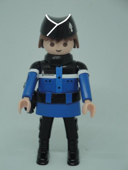 Playmobil personalizado con uniforme de invierno de Gendarmerie francesa hombre [0]