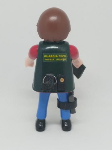 Playmobil personalizado Guardia Civil Policía Judicial con chaleco hombre [1]