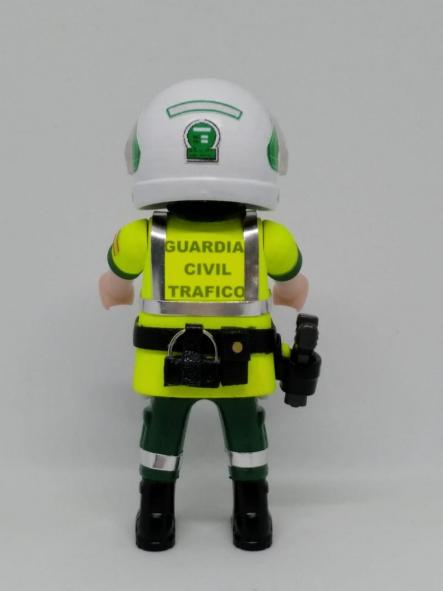  Playmobil personalizado con uniforme de la guardia civil de tráfico con casco hombre [1]