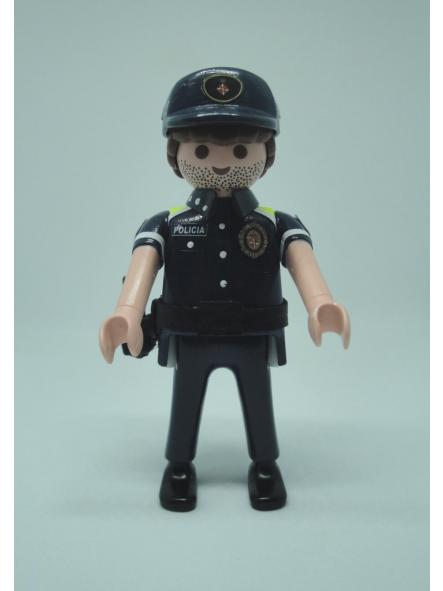 Playmobil personalizado con uniforme de la guardia urbana de Barcelona hombre