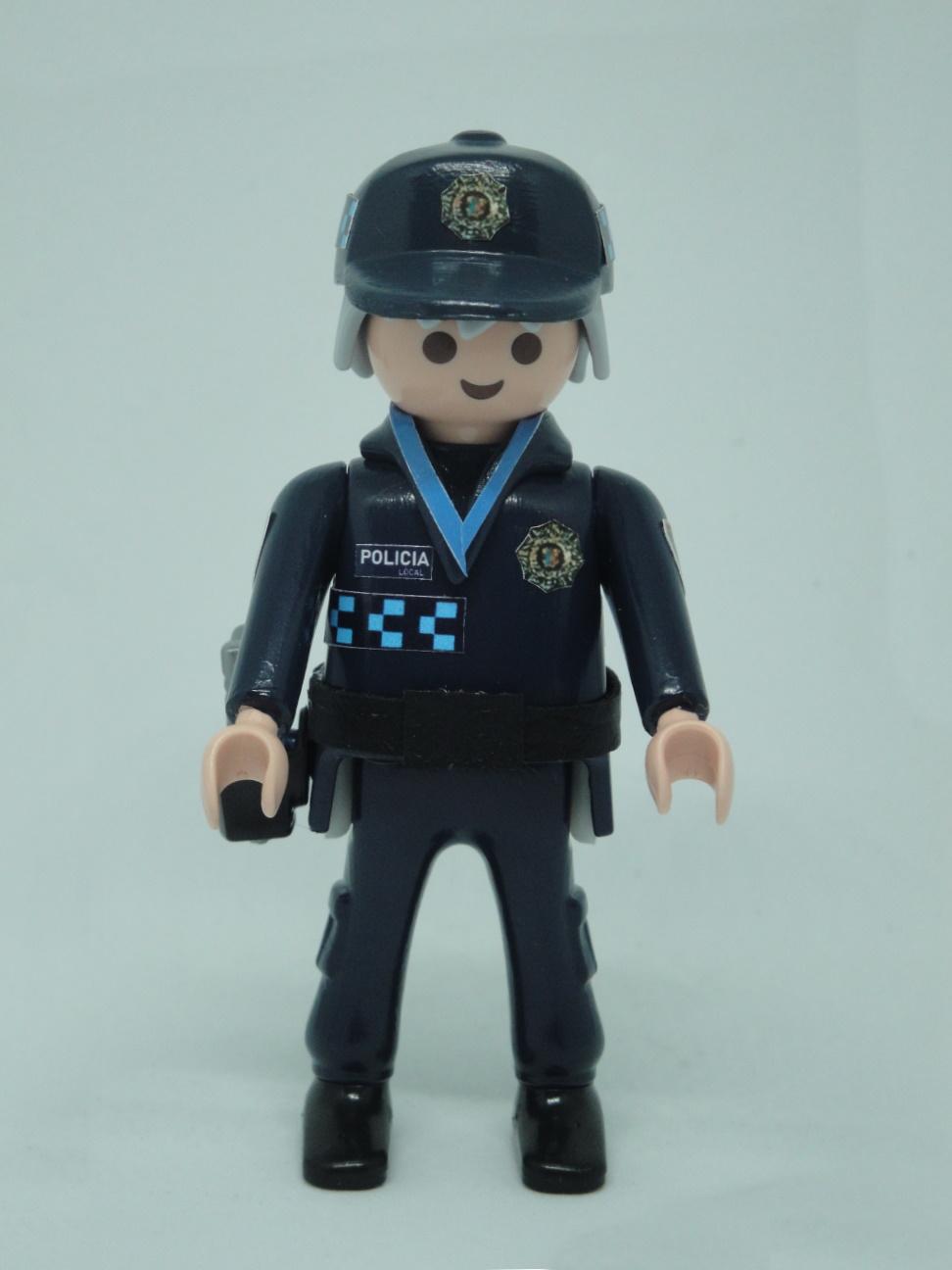 Playmobil personalizado uniforme policía local castilla la mancha campo de criptana hombre