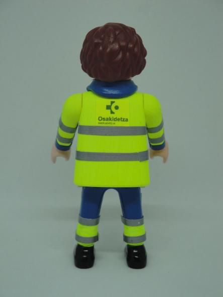 Playmobil personalizado uniforme con pantalón azul de Osakidetza servicio vasco de salud hombre  [1]