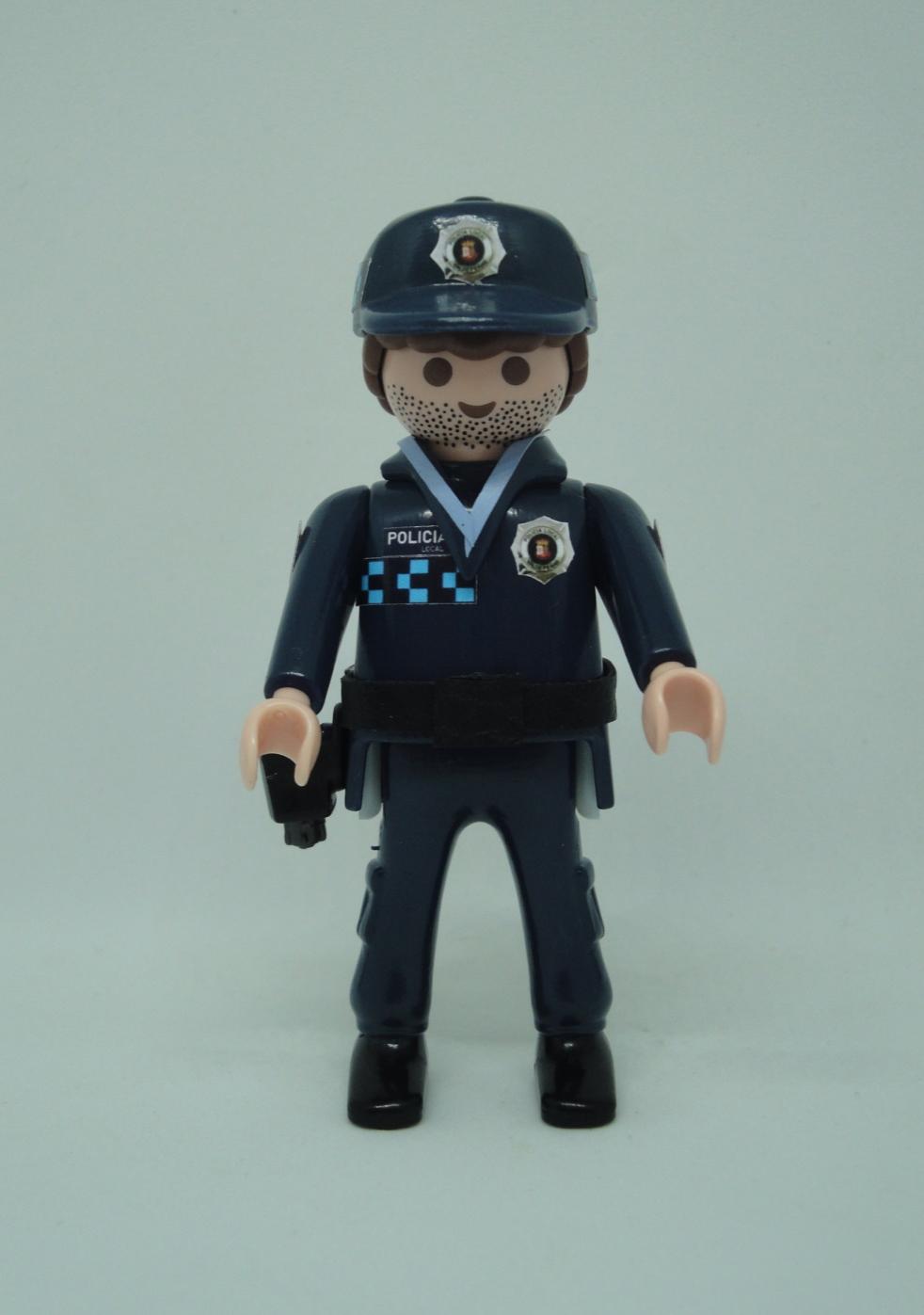 Playmobil personalizado uniforme policía local castilla la mancha valdepeñas hombre