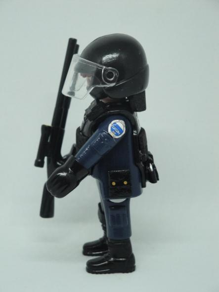 Playmobil personalizado con uniforme del GIGN de la Gendarmerie francesa swat team hombre [2]