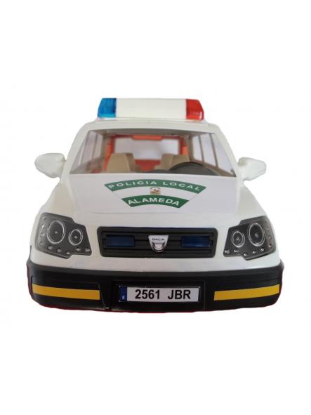 Playmobil Coche personalizado con los distintivos de la Policía Local de Alameda Andalucía, pide el de tu población 