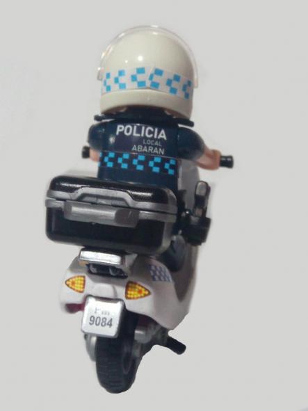 Playmobil personalizado Policía Local Abarán Región de Murcia patrulla en ciclomotor elige hombre o mujer [1]