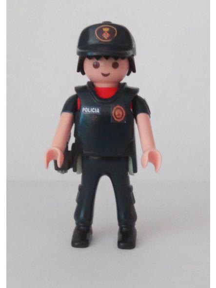 Playmobil personalizado con uniforme de la guardia urbana de Cornellá hombre [0]