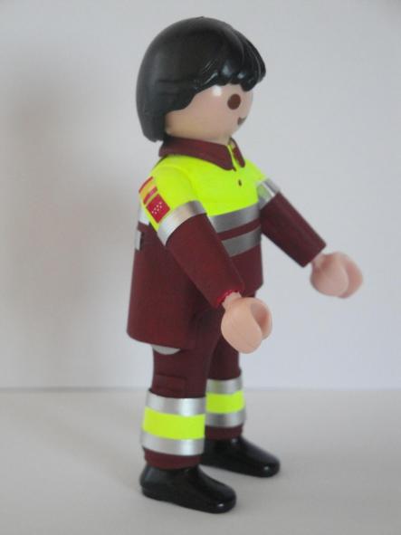 Playmobil personalizado con uniforme de conductor de ambulancia del Servicio de Salud de la Comunidad de Madrid hombre  [3]