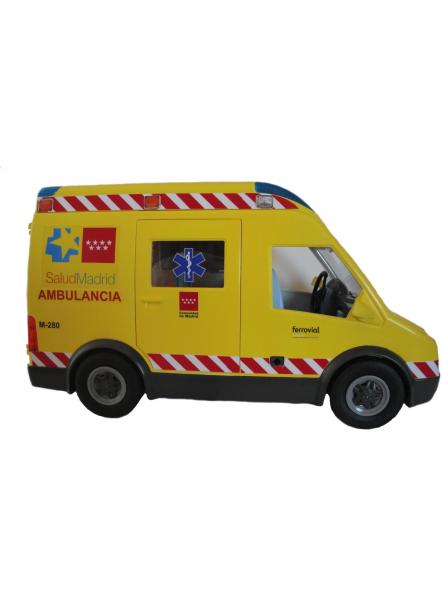 Ambulancia Playmobil personalizada con los distintivos del SAMUR Servicio de Salud de la Comunidad de Madrid [1]