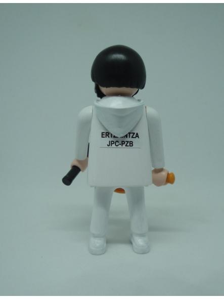 Playmobil personalizado Policía Científica de la Ertzaintza con traje blanco hombre [1]