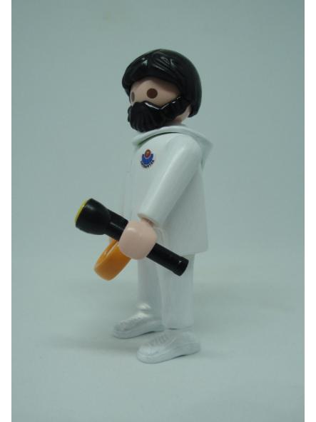 Playmobil personalizado Policía Científica de la Ertzaintza con traje blanco hombre [2]