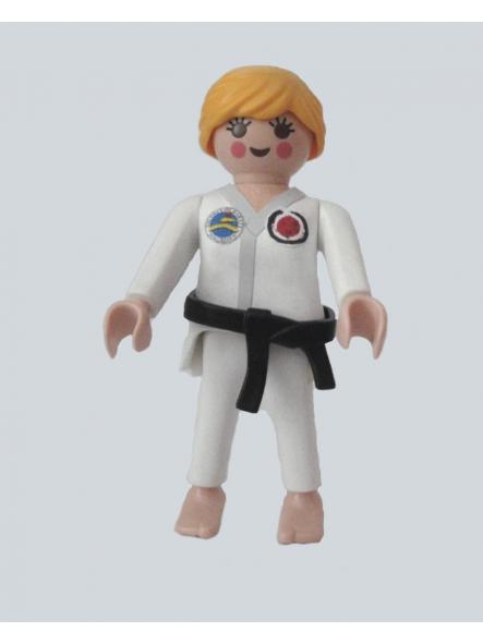 Playmobil personalizado con kimono de artes marciales karate judo tai-chi kung-fu Jiu-Jitsu mujer [0]