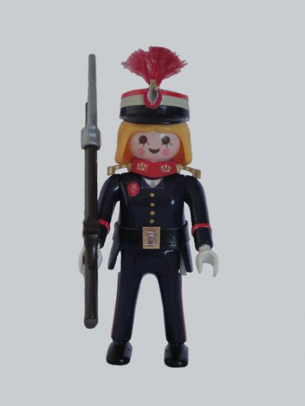 Playmobil personalizado con el uniforme de gala de la Guardia Real mujer [0]