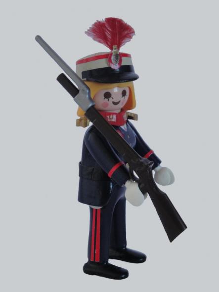 Playmobil personalizado con el uniforme de gala de la Guardia Real mujer [1]