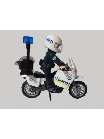 Playmobil personalizado Policía Local Mojácar Almería Andalucía patrulla con moto elige hombre o mujer [2]