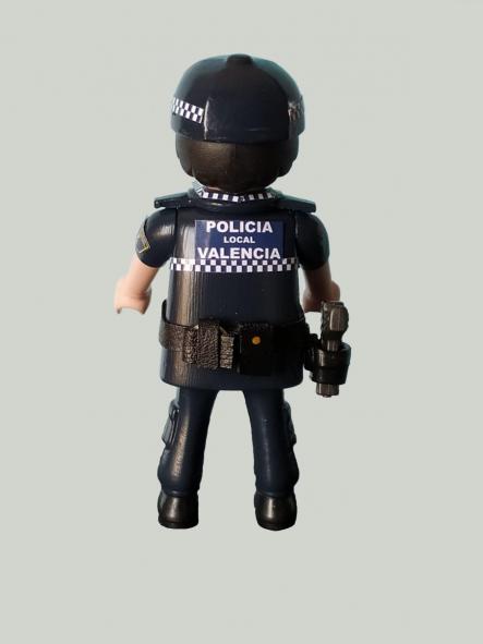 Playmobil custom uniforme Policía Local de Valencia hombre [1]