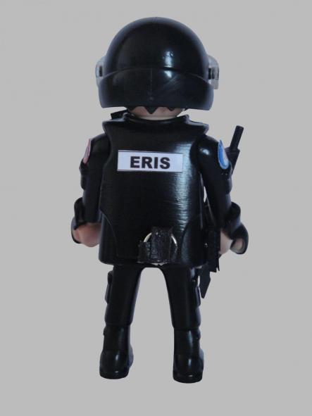 Playmobil personalizado con uniforme SWAT Administración Penitenciaria Francia Administration Penitentiaire ERIS hombre [1]