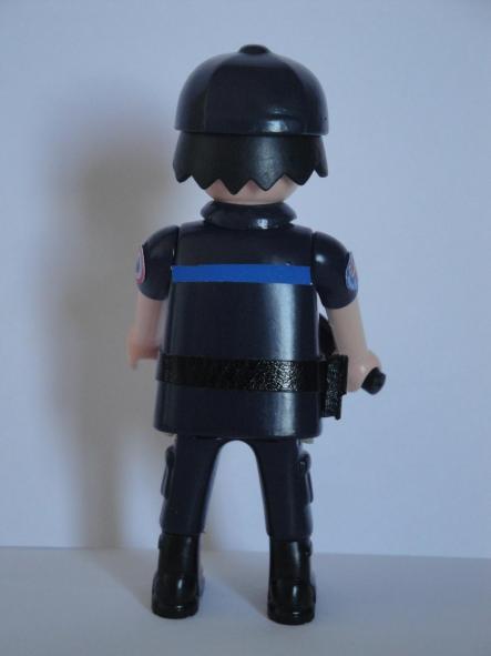 Playmobil personalizado con uniforme azul oscuro Administración Penitenciaria Francia Administration Penitentiaire hombre [1]