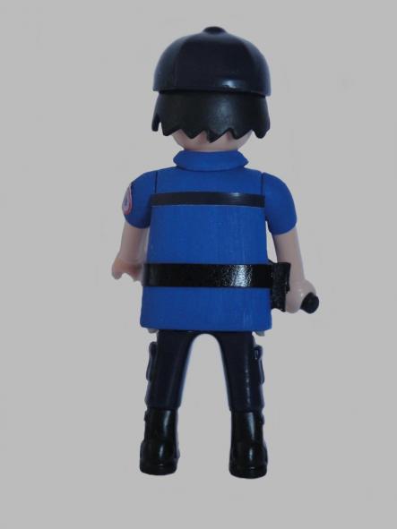 Playmobil personalizado con uniforme Administración Penitenciaria Francia Administration Penitentiaire hombre [1]