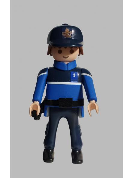 Playmobil personalizado con uniforme Police Gendarmerie Ginebra Geneve Suiza hombre