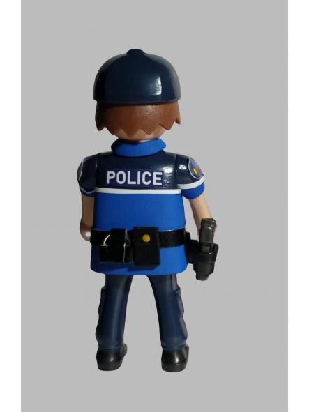Playmobil personalizado con uniforme Police Gendarmerie Ginebra Geneve Suiza hombre [1]