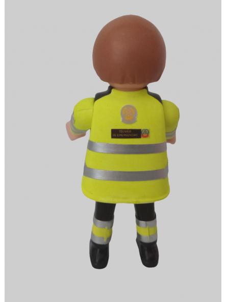 Playmobil personalizado con uniforme de técnico de emergencias sanitarias de Madrid hombre [1]