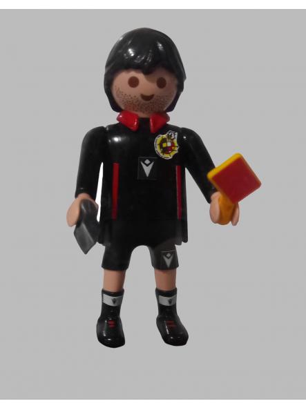 Playmobil con uniforme de arbitro de la real federación española de fútbol hombre