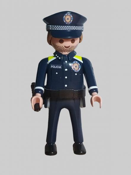 Playmobil personalizado con uniforme de la Policía Guardia Urbana de Reus Tarragona hombre