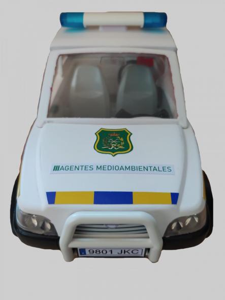 Playmobil Coche Todoterreno personalizado con los distintivos de los Agentes Medioambientales de la Región de Murcia  [1]