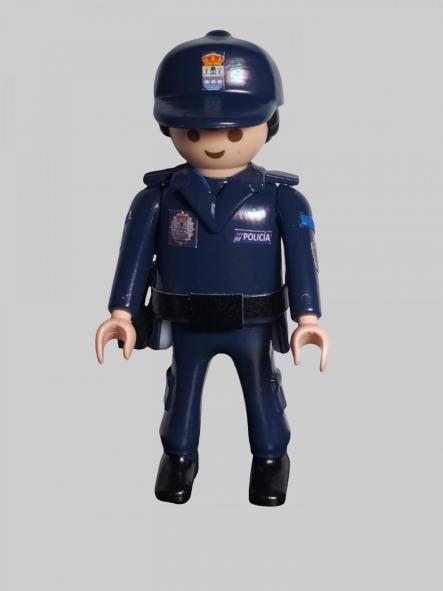 Playmobil personalizado Policía Local San Sebastián de los Reyes Comunidad de Madrid hombre