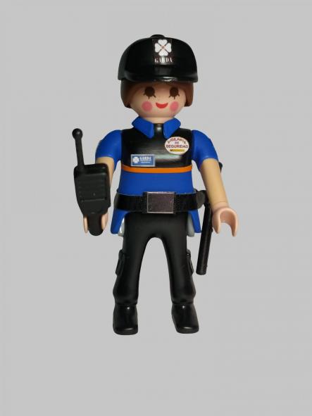 Playmobil Vigilante Seguridad Empresa Garda mujer