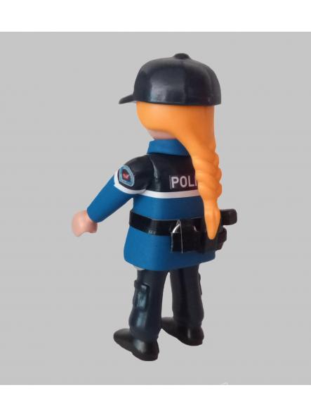 Playmobil personalizado uniforme Policía Cantón de Ginebra Geneve Suiza mujer [1]