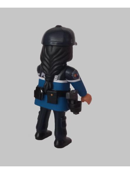 Playmobil personalizado uniforme Policía Cantón de Ginebra Geneve Suiza mujer [2]