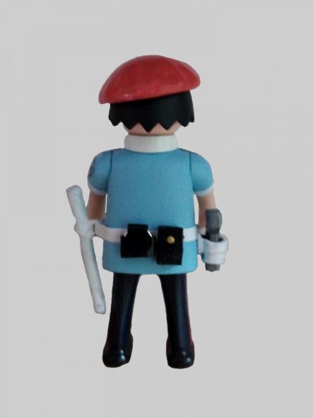 Playmobil personalizado Ertzaintza Policía del País Vasco Euskadi con uniforme de la década de 1990 hombre [1]