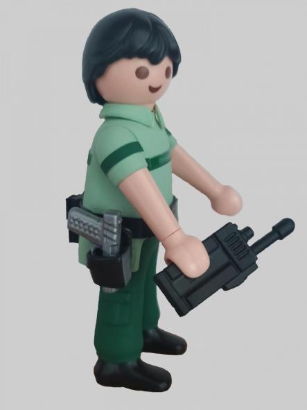 Playmobil personalizado con uniforme de la Oficina Forestal de Francia Office National des Forest hombre  [2]