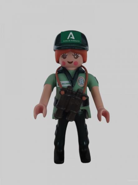 Playmobil personalizado uniforme Agente de Medio Ambiente de Andalucía mujer