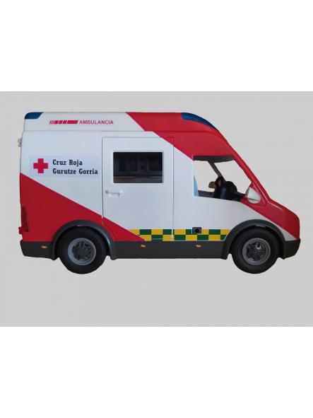 Ambulancia Playmobil personalizada con los distintivos de la Cruz Roja Española Nueva Rotulación - Pídelo con los distintivos de tu población [2]