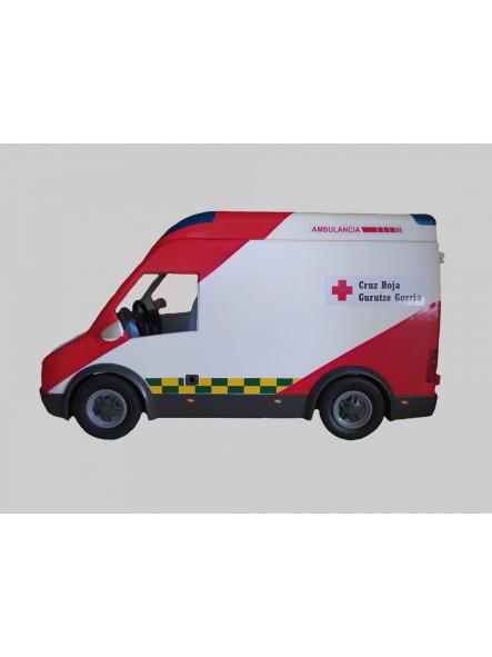 Ambulancia Playmobil personalizada con los distintivos de la Cruz Roja Española Nueva Rotulación - Pídelo con los distintivos de tu población [3]