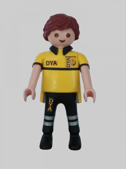 Playmobil personalizado con uniforme sanitario de ambulancia de Cantabria DYA hombre
