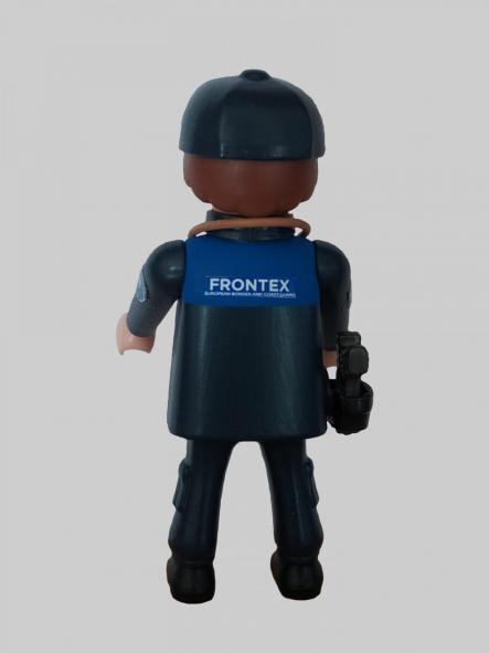 Playmobil custom con Uniforme Frontex European Border and Coast Guard hombre [1]
