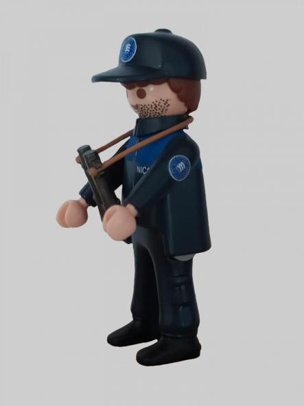 Playmobil custom con Uniforme Frontex European Border and Coast Guard hombre [2]