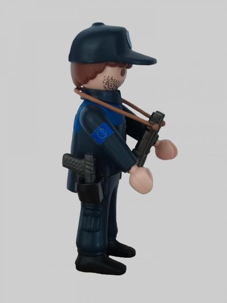Playmobil custom con Uniforme Frontex European Border and Coast Guard hombre [3]