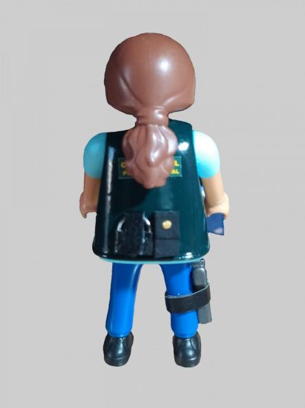 Playmobil personalizado Guardia Civil Policía Judicial con chaleco mujer [1]