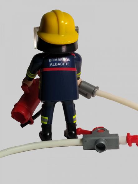 Playmobil personalizado Bomberos de Albacete Rescate hombre [1]
