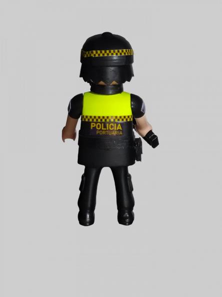 Playmobil personalizado uniforme Policía Portuaria de Sevilla hombre [1]