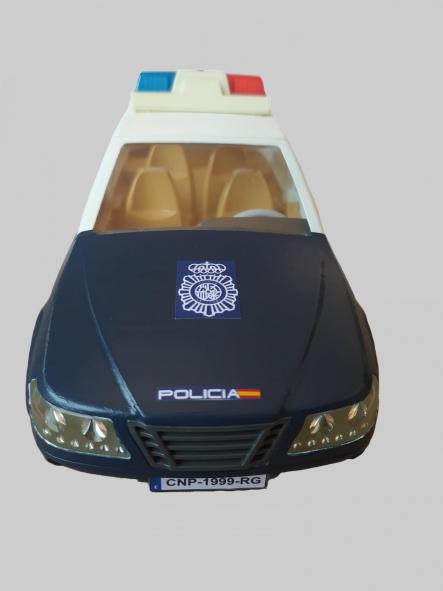 Playmobil Coche Zeta personalizado Radioatrullas Zeta Policia Nacional 200 Aniversario