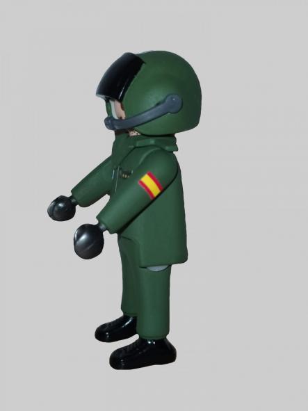 Playmobil Servicio Aereo Guardia Civil Uniforme Piloto Helicopteros hombre [2]